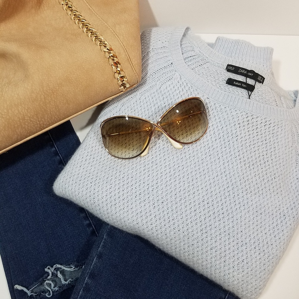 ZARA KNIT ITALIAN YARN SWEATER